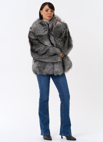 Шуба из лисы