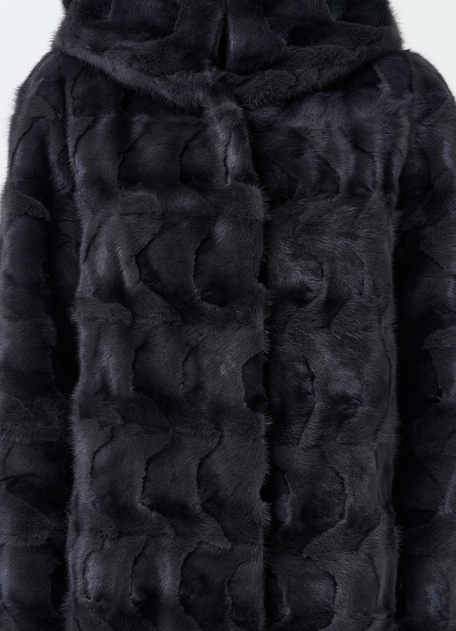 Шуба из меха норки модель № 34047 универмаг малина фото