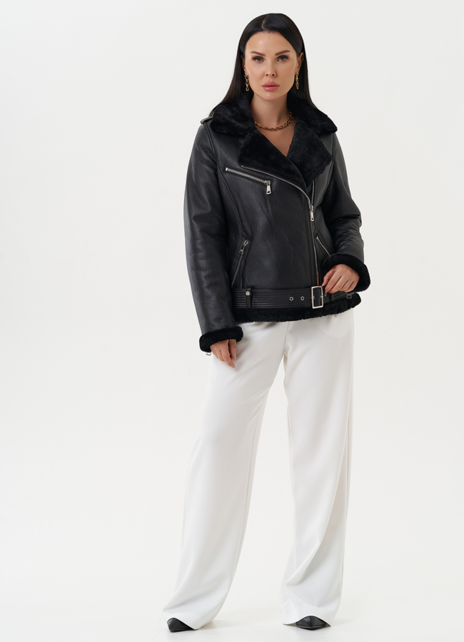 фото Женская дубленка 