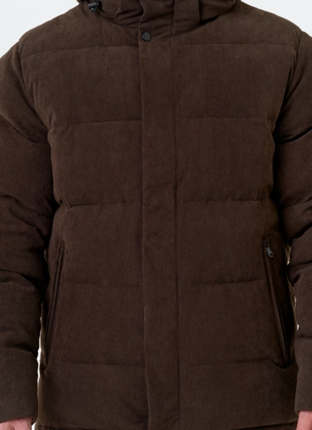 Мужской вельветовый пуховик фото