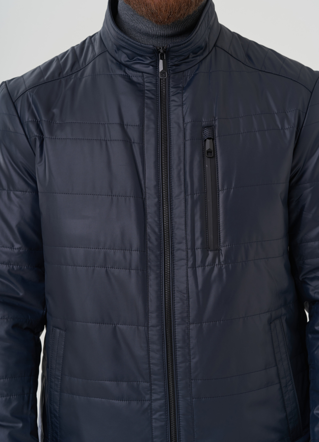 Мужская куртка синего цвета  модель № 82290 универмаг малина