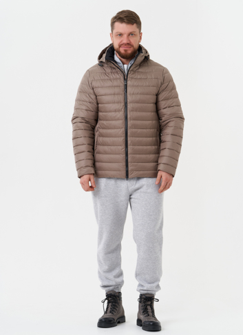 Стеганая куртка с капюшоном