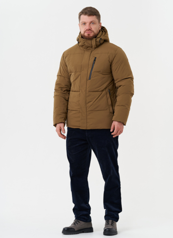 Мужской пуховик с капюшоном