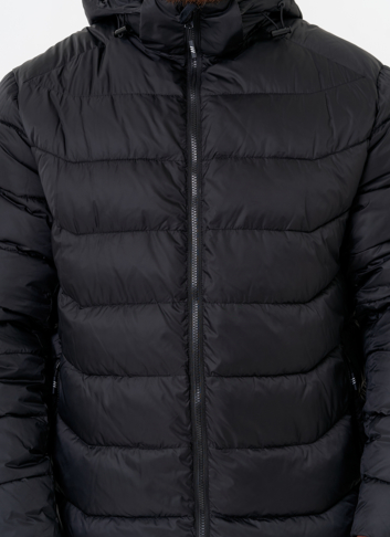 Мужской пуховик черного цвета