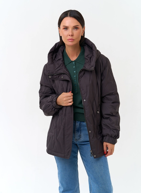 Женская куртка с капюшоном фото