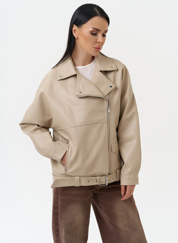 Женская куртка косуха из эко кожи