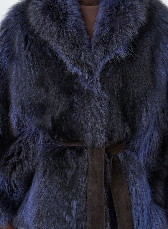 Шуба из енота летучая мышь