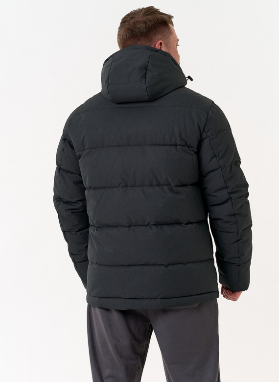 Мужской пуховик с капюшоном 