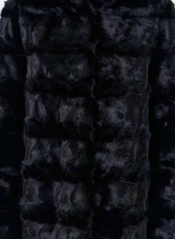 Шуба из меха норки фото